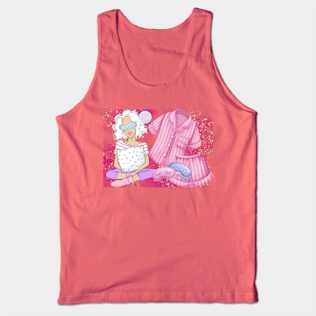 Good Night, girl Tank Top by Viper Unconvetional Concept